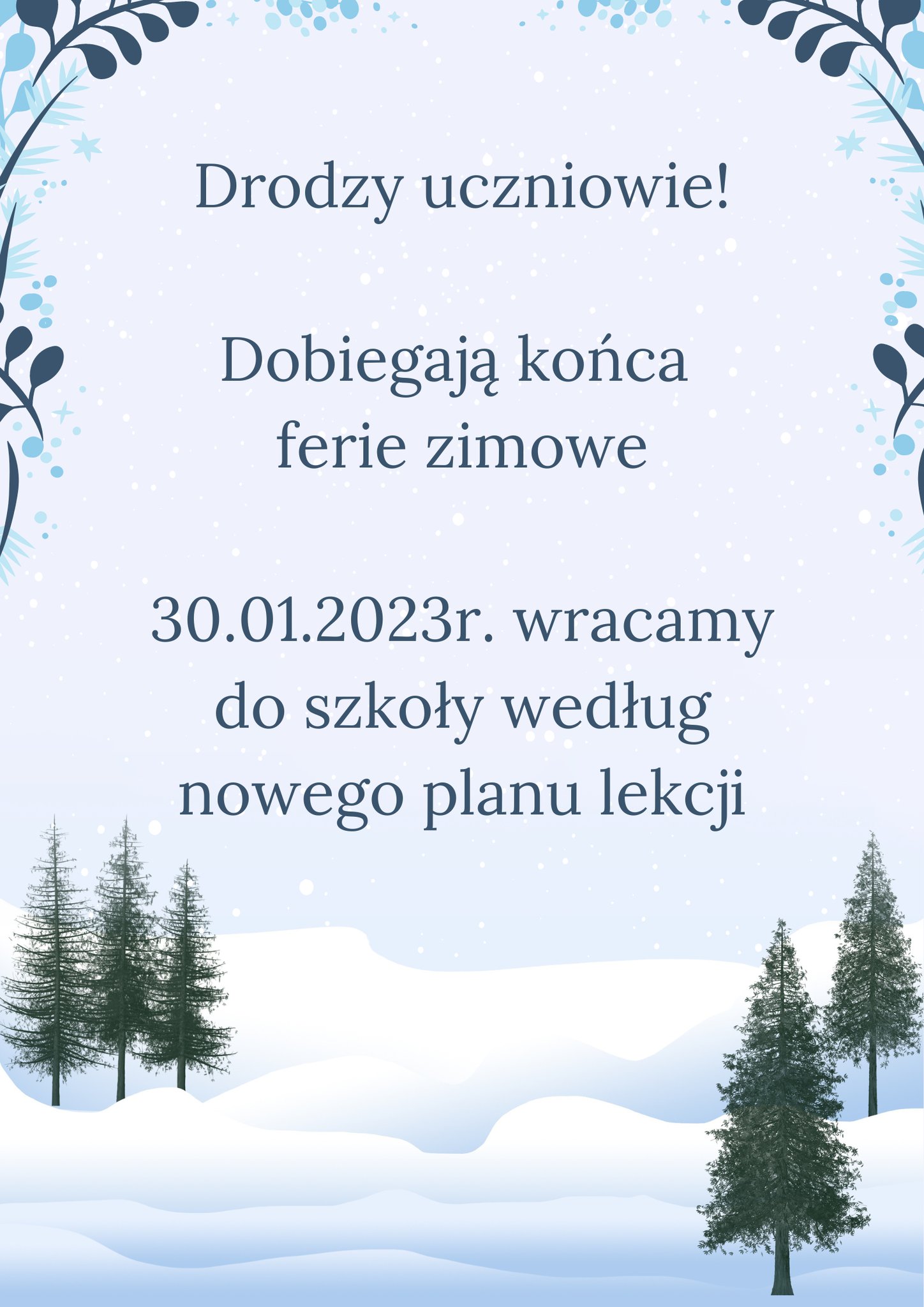 owidz koniec ferii