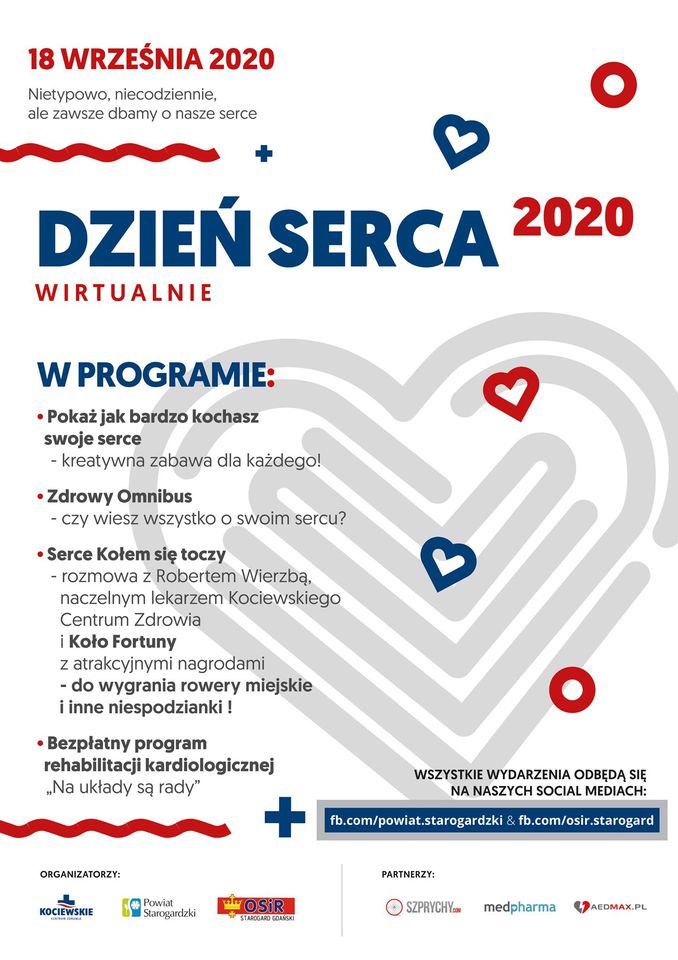 plakat dzień serca 2020