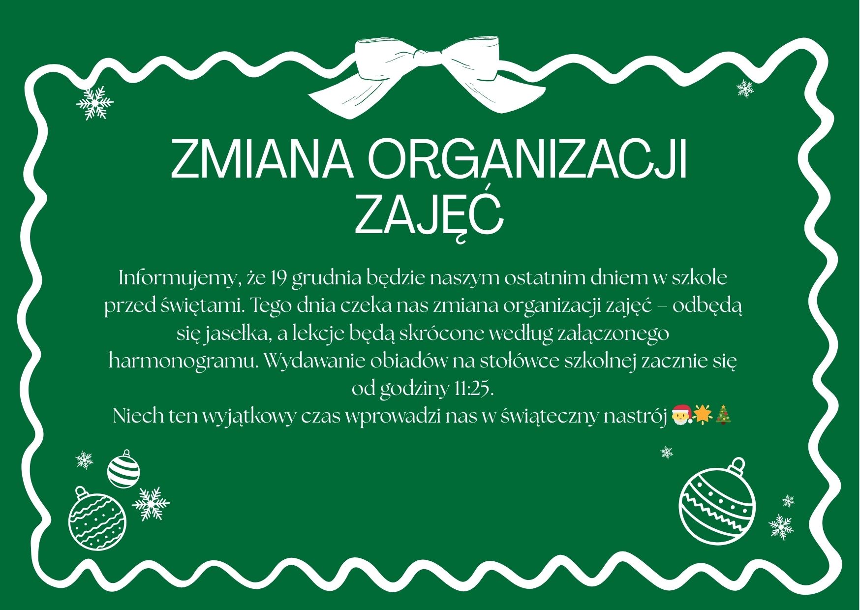 Komunikat zmianaorganizacji 19122025